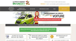 Desktop Screenshot of lepetitpoucetducredit.com